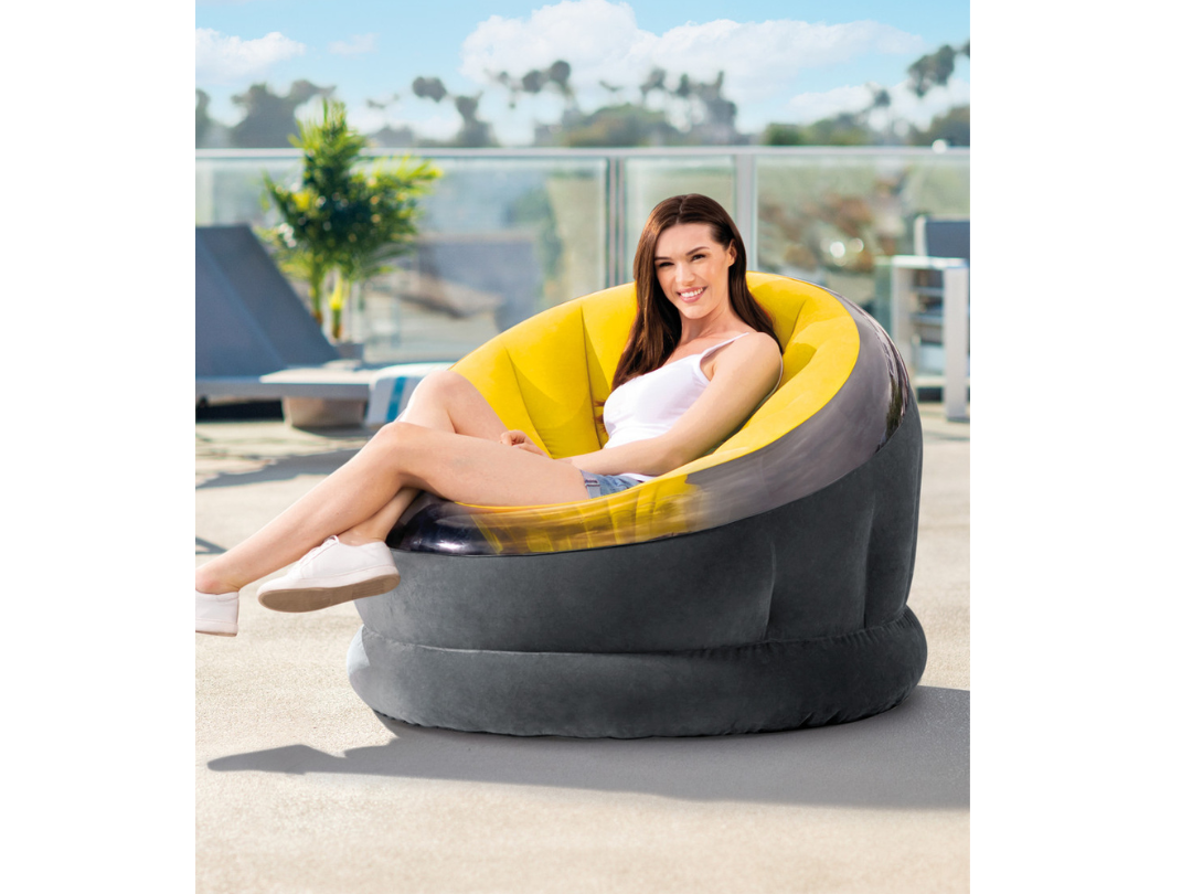 Intex Empire Chair Indoor / Outdoor Inflatable Lounger - Assortment Intex Empire Chair Indoor / Outdoor Inflatable Lounger - Assortment